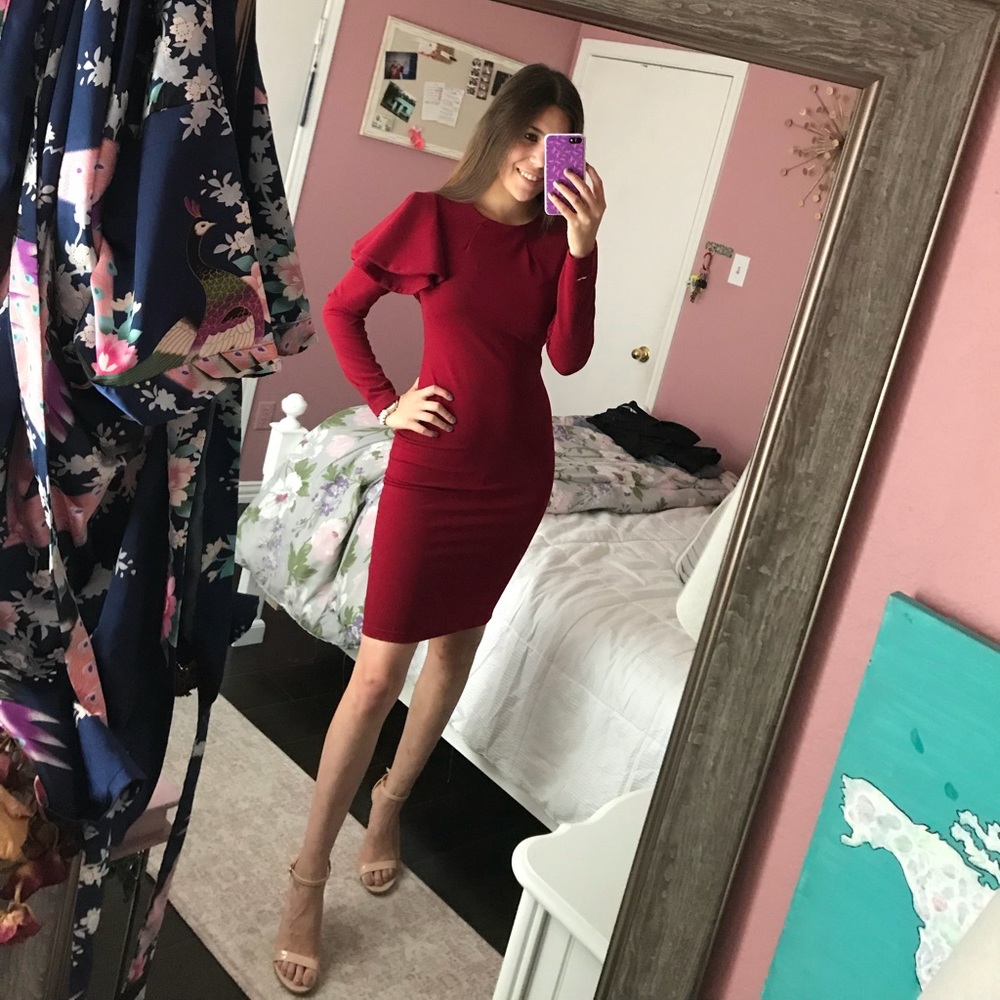 Red dress